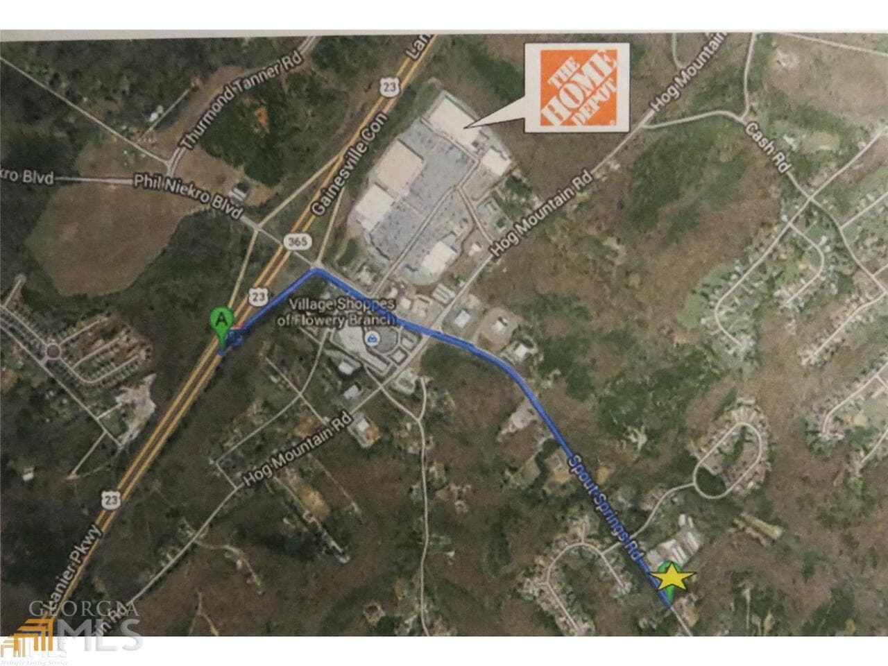 unimproved land for sale at 6151 Spout Springs, Flowery Branch, GA 30542 — photo 3