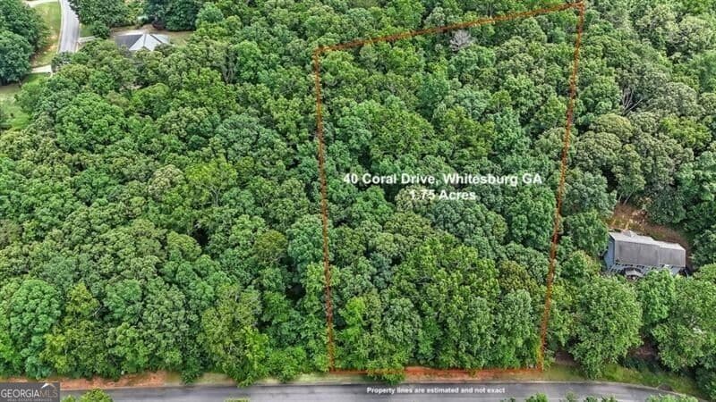 unimproved land for sale at 40 Coral Drive, Whitesburg, GA 30185 — photo 1 of 13