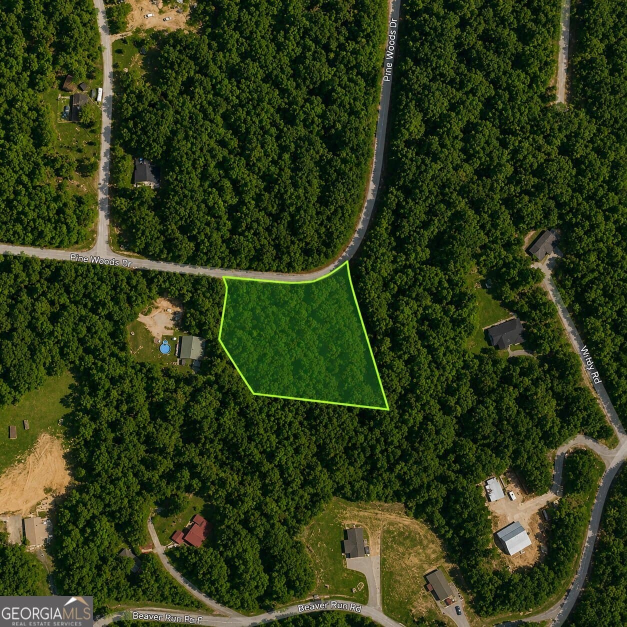 residential lot for sale at 0 Pine Woods Drive, Blairsville, GA 30512 — photo 5