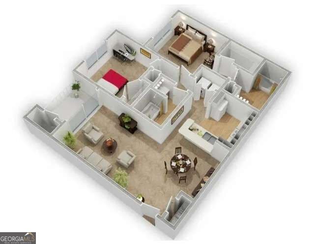 2 bedroom, 2 bathroom, 1,106 sq ft apartment for rent at 101 Canterbury Ridg Parkway 2401, Canton, GA 30114 for $1,327 a month