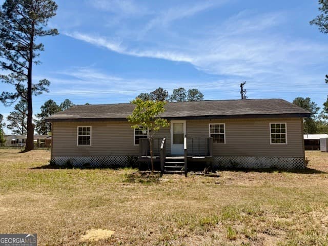 3 bedroom, 2 bathroom, 1,344 sq ft manufactured home,single family residence sold at 721 Ronnie Street, Metter, GA 30439