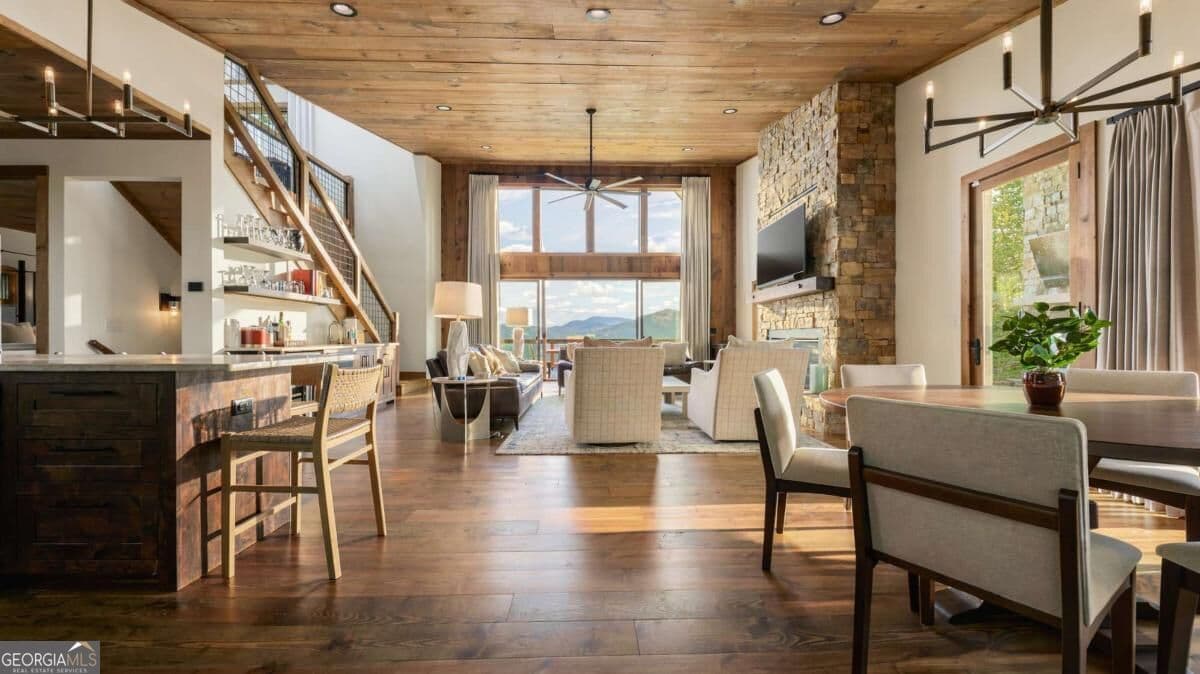 4 bedroom, 4.5 bathroom, 4,395 sq ft cabin,single family residence for sale at 633 Wilderness Way, Blue Ridge, GA 30513 — photo 7