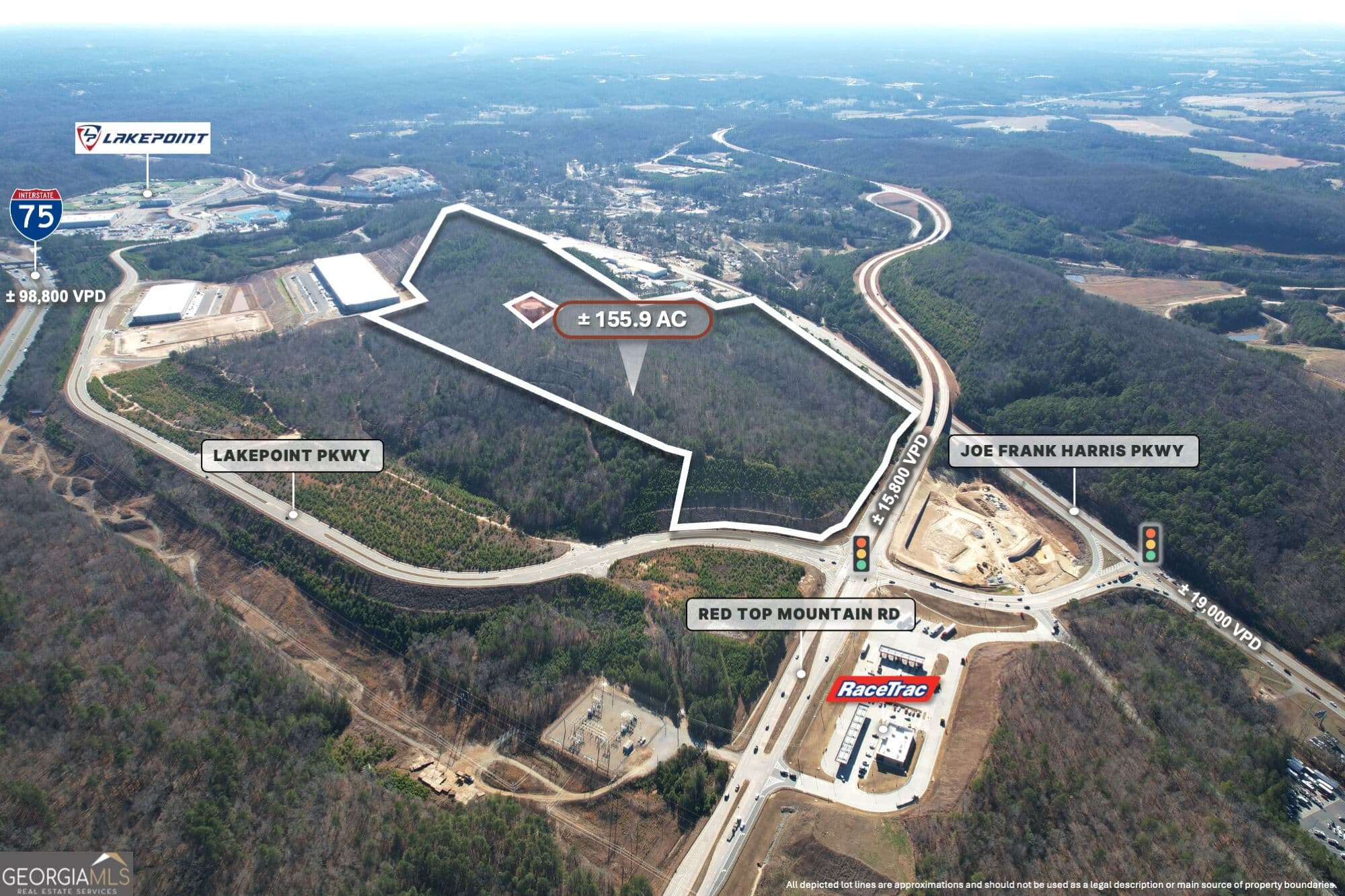 unimproved land for sale at 0 Joe Frank Harris Parkway, Emerson, GA 30137 — photo 3