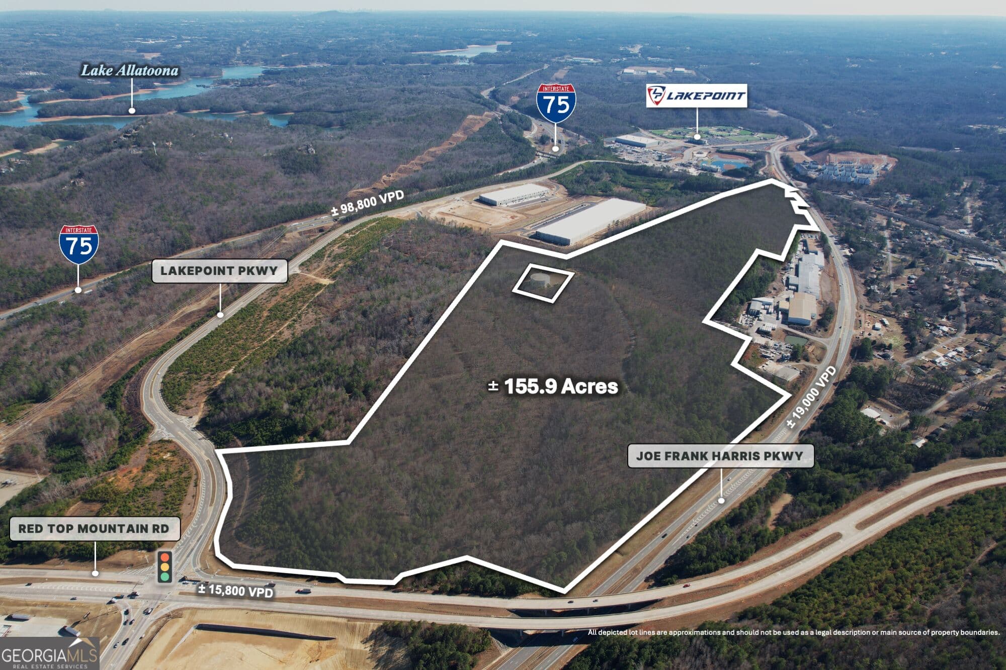 unimproved land for sale at 0 Joe Frank Harris Parkway, Emerson, GA 30137