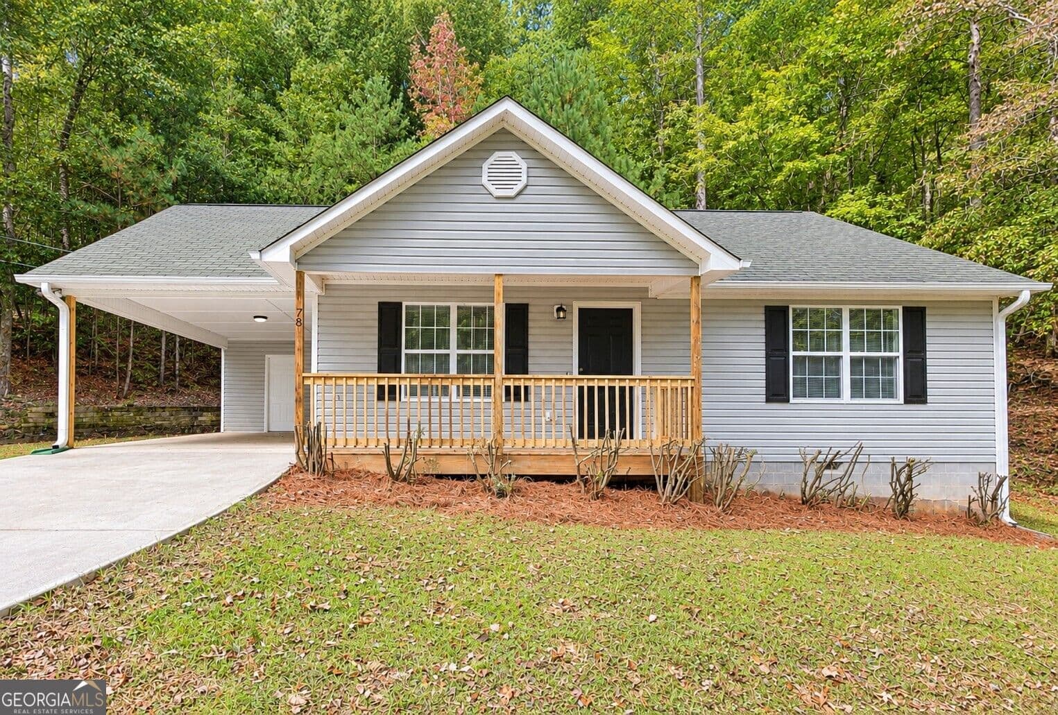 2 bedroom, 1 bathroom, 910 sq ft single family residence for sale at 78 Creekside Trail, Ellijay, GA 30540 — photo 1 of 37
