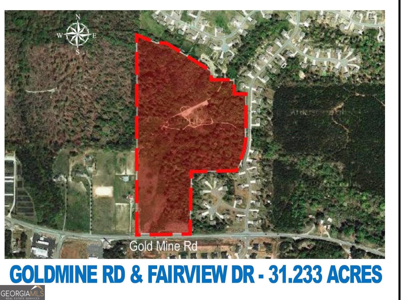 unimproved land for sale at 32 ACRES Goldmine Road, Dallas, GA 30157 — photo 1 of 1