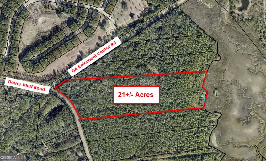 residential lot for sale at 0 Dover Bluff Rd & GA Episcopal Center Rd Center, Waverly, GA 31565