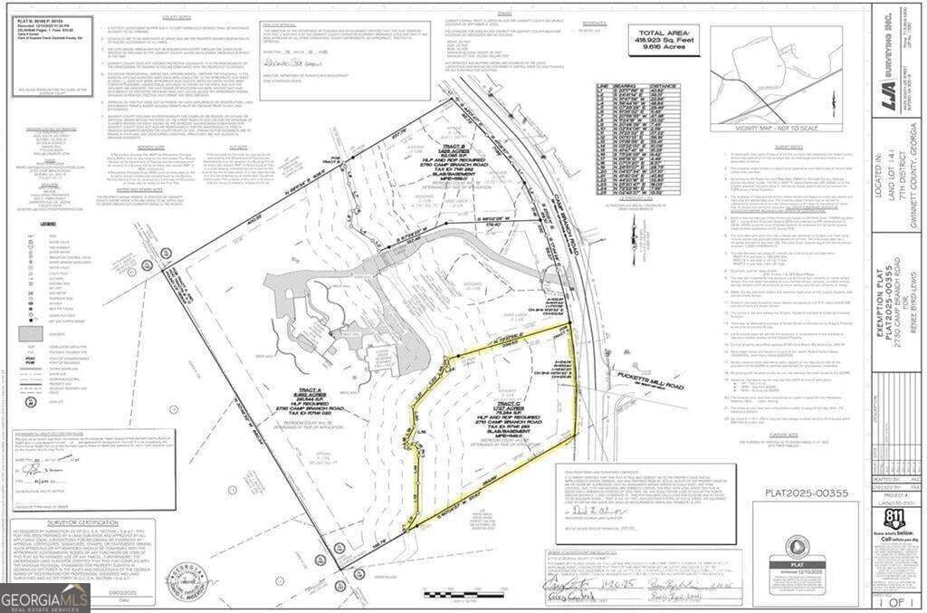 residential lot for sale at 2730-C Camp Branch Road, Buford, GA 30519 — photo 1 of 7