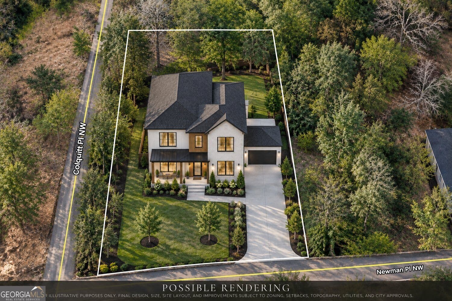 residential lot for sale at 1921 Newman Place, Atlanta, GA 30318 — photo 1 of 5