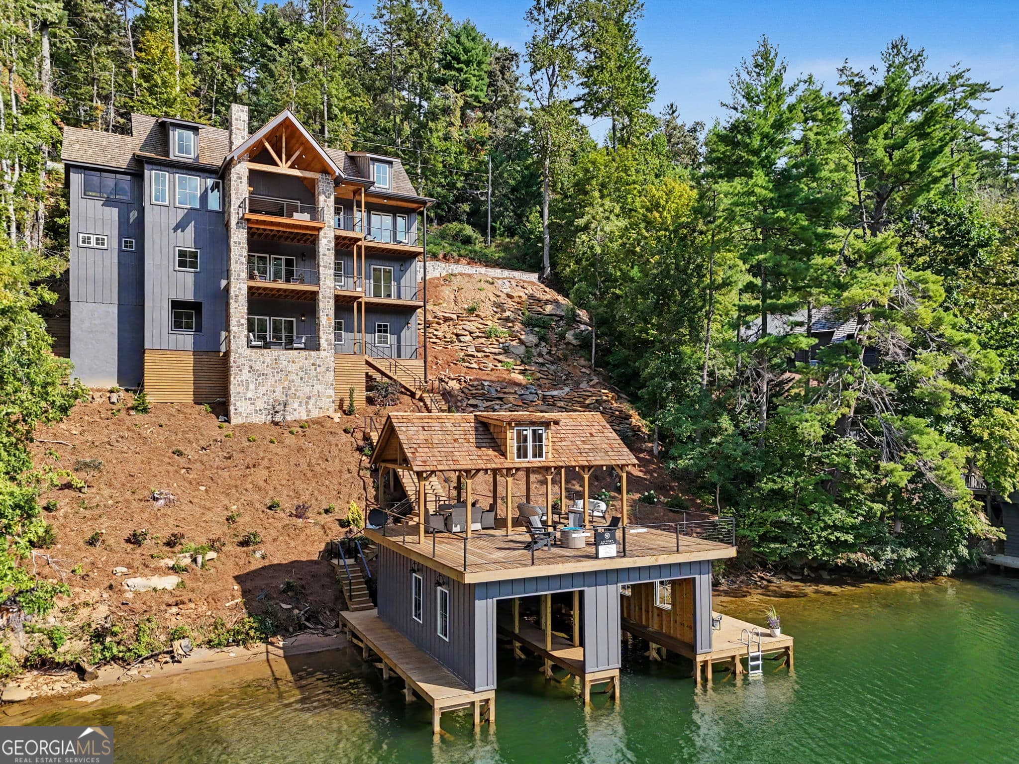 5 bedroom, 5 bathroom, 5,300 sq ft single family residence for sale at 493 Kings Row Road, Lakemont, GA 30552
