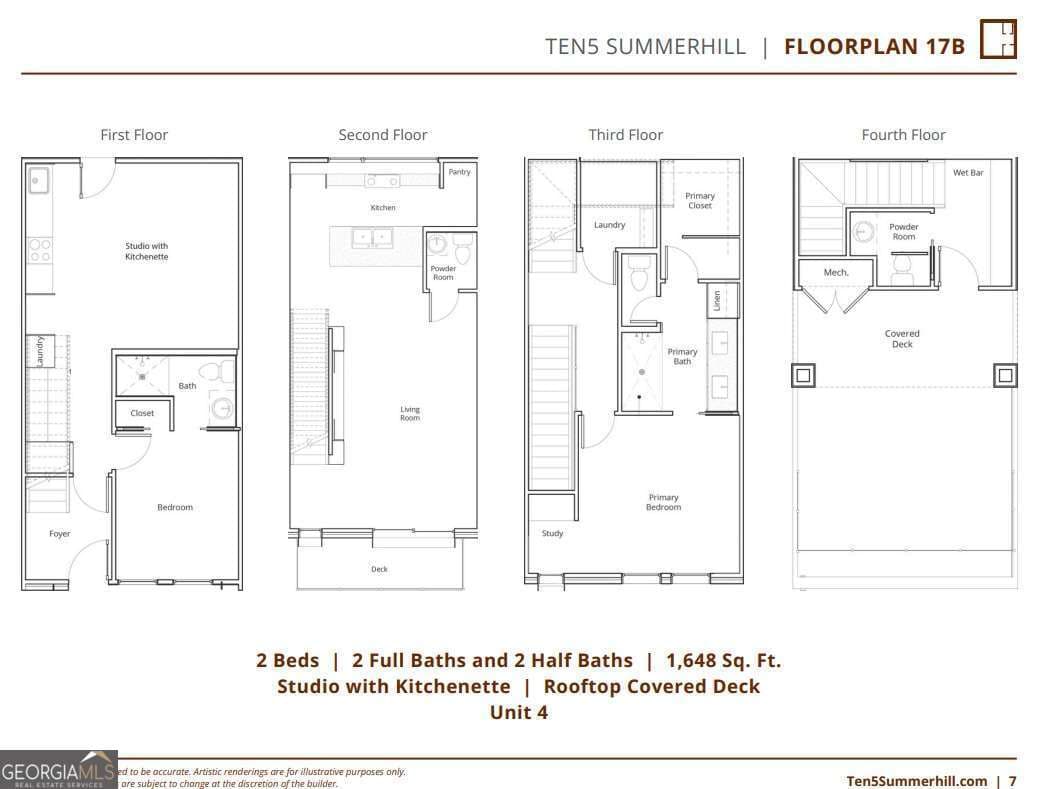 3 bedroom, 3 bathroom, 1,648 sq ft townhouse for sale at 105 Georgia Avenue 4, Atlanta, GA 30312 — photo 2