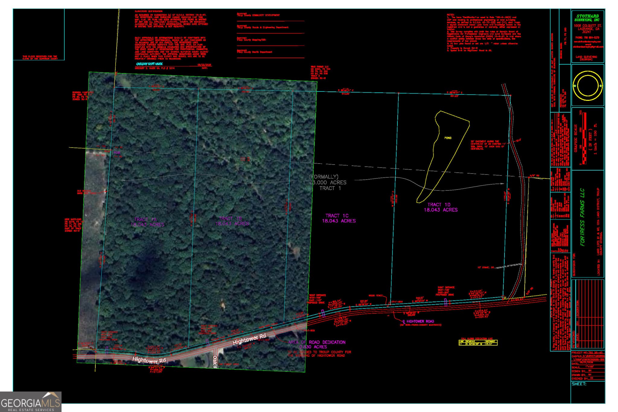 unimproved land for sale at 0 Hightower Road LOT 1A, Hogansville, GA 30230 — photo 2