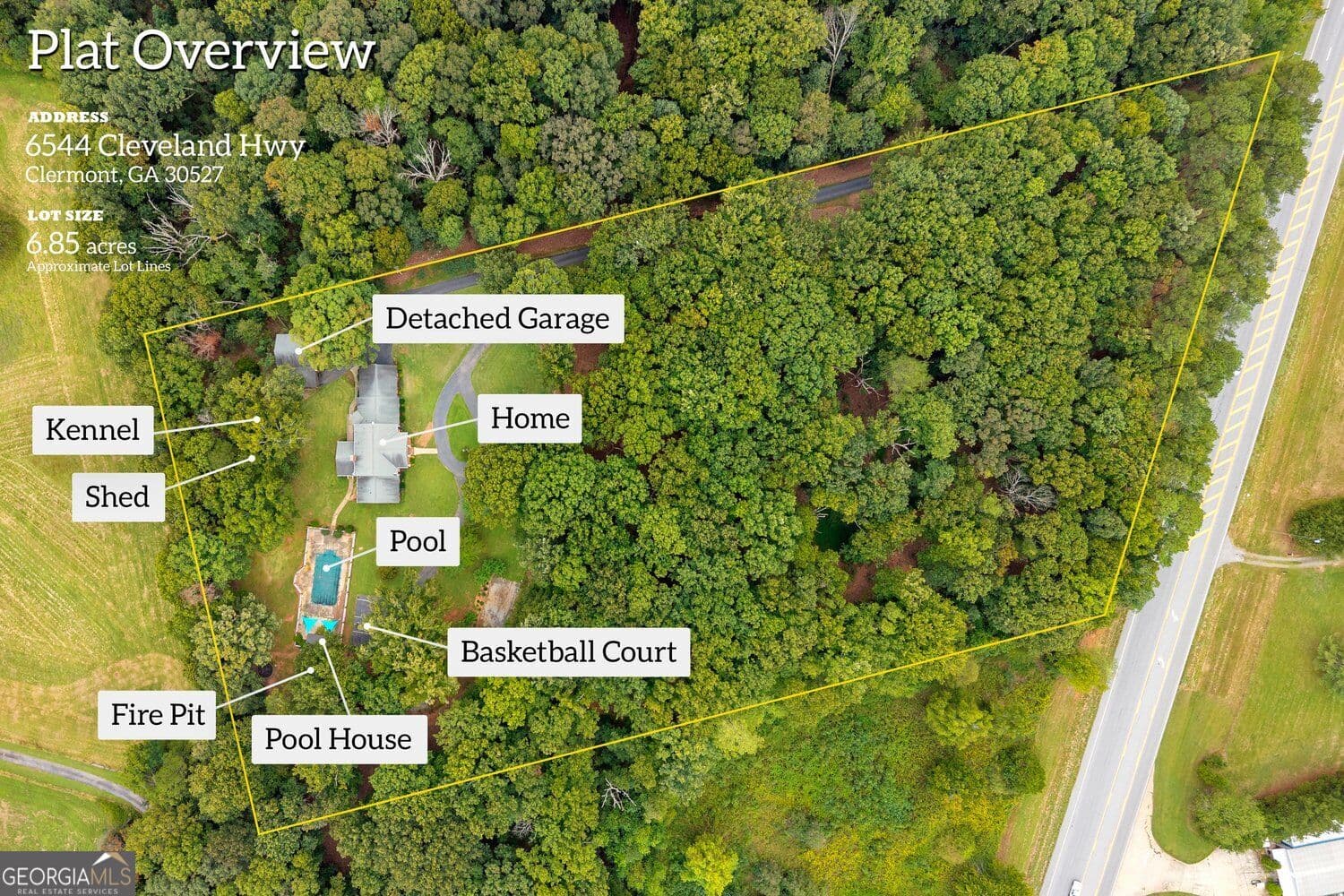 5 bedroom, 4.5 bathroom, 4,439 sq ft single family residence for sale at 6544 Cleveland Highway, Clermont, GA 30527 — photo 2