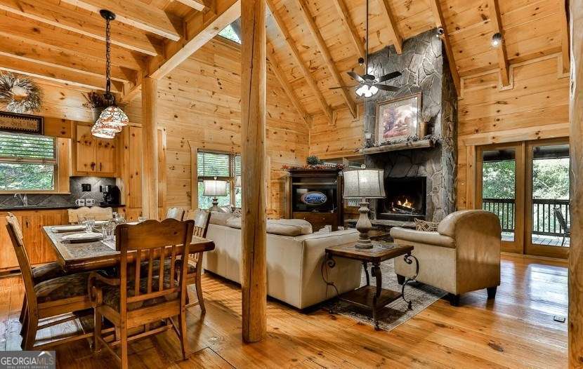4 bedroom, 3 bathroom cabin,single family residence for sale at 92 Fish Trap Road, Blue Ridge, GA 30513 — photo 4