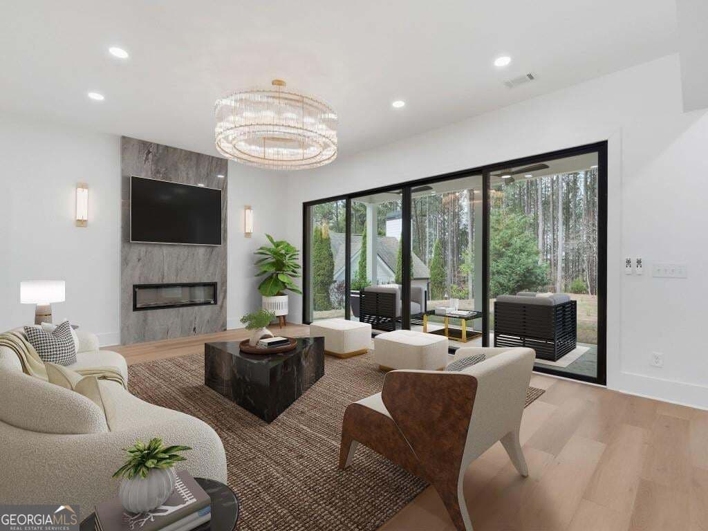 5 bedroom, 5 bathroom, 4,358 sq ft single family residence for sale at 606 Talmadge Lane, Canton, GA 30115 — photo 2