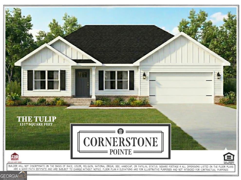 3 bedroom, 2 bathroom, 1,317 sq ft single family residence for sale at 105 Landmark Circle LOT 3, Statesboro, GA 30458 — photo 1 of 16