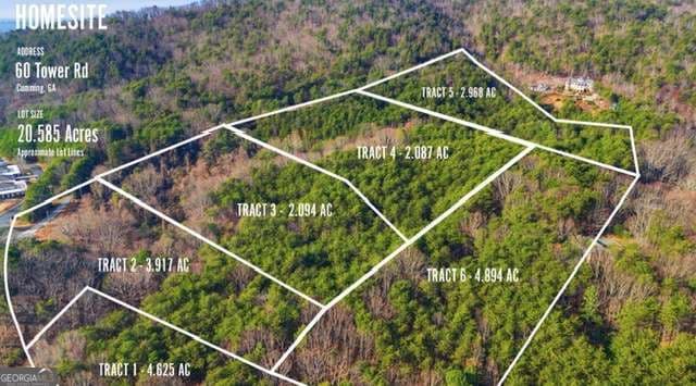 unimproved land for sale at 0 Tower Road, Cumming, GA 30040 — photo 2