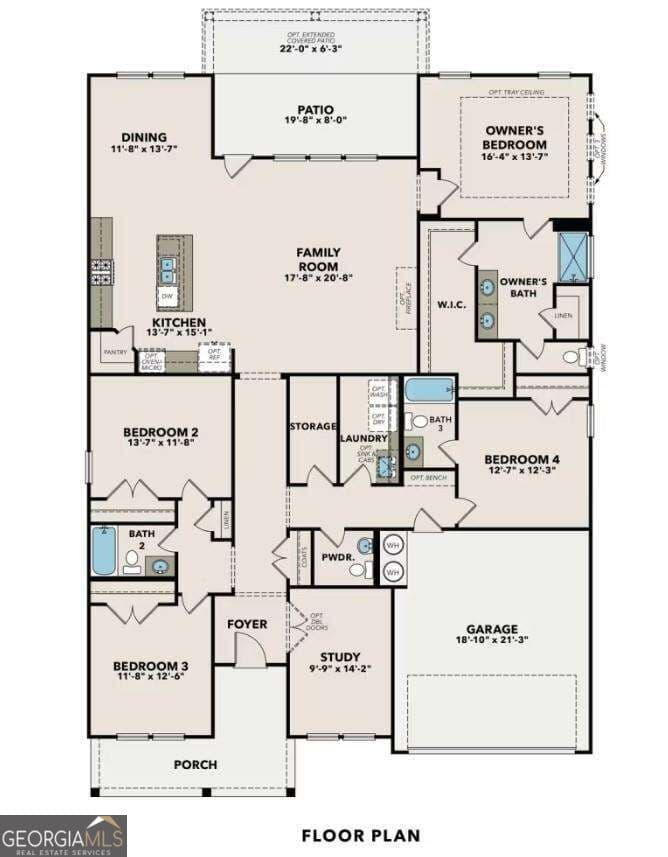 4 bedroom, 3.5 bathroom, 2,559 sq ft single family residence for sale at 395 Atlas Lane, Winder, GA 30680 — photo 2
