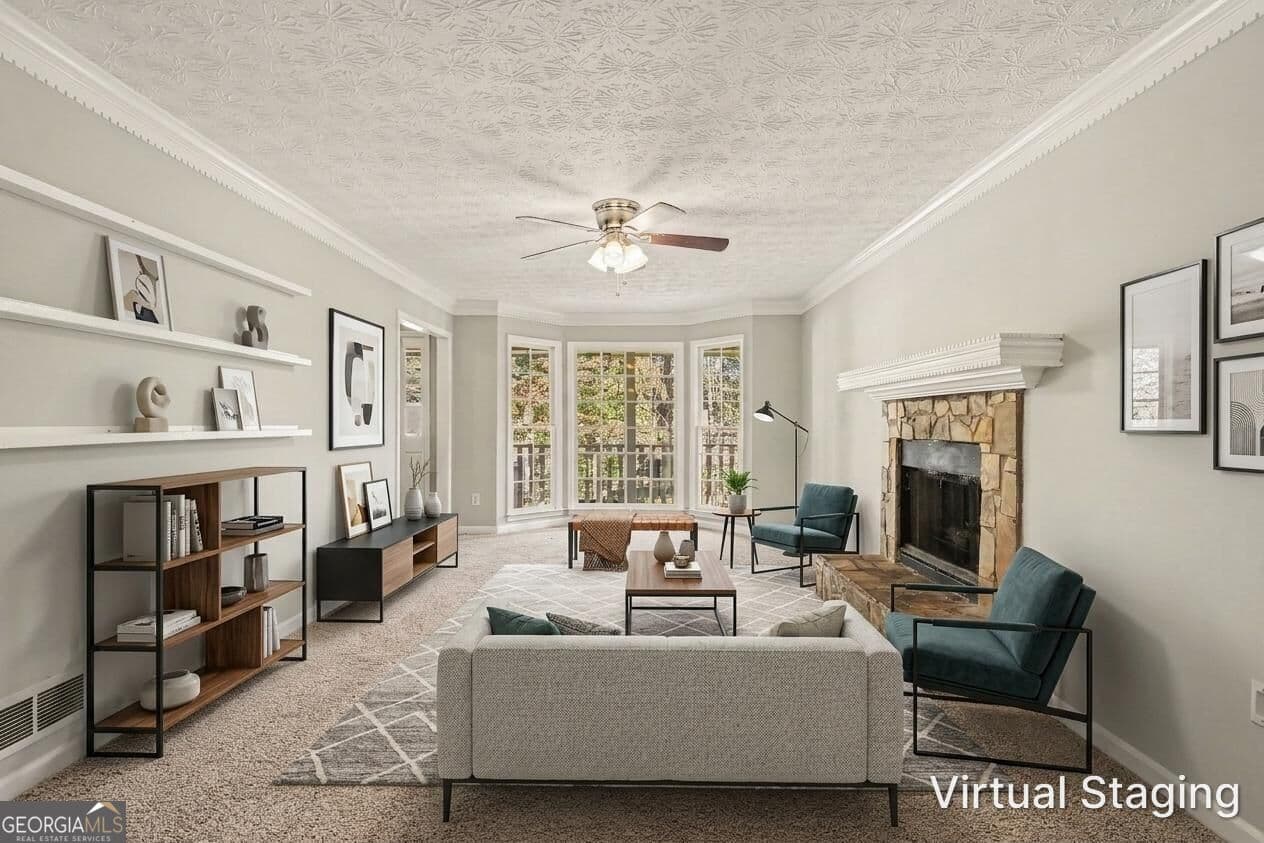 3 bedroom, 2.5 bathroom, 1,673 sq ft single family residence for sale at 1519 Hillside Drive, Conyers, GA 30094 — photo 2