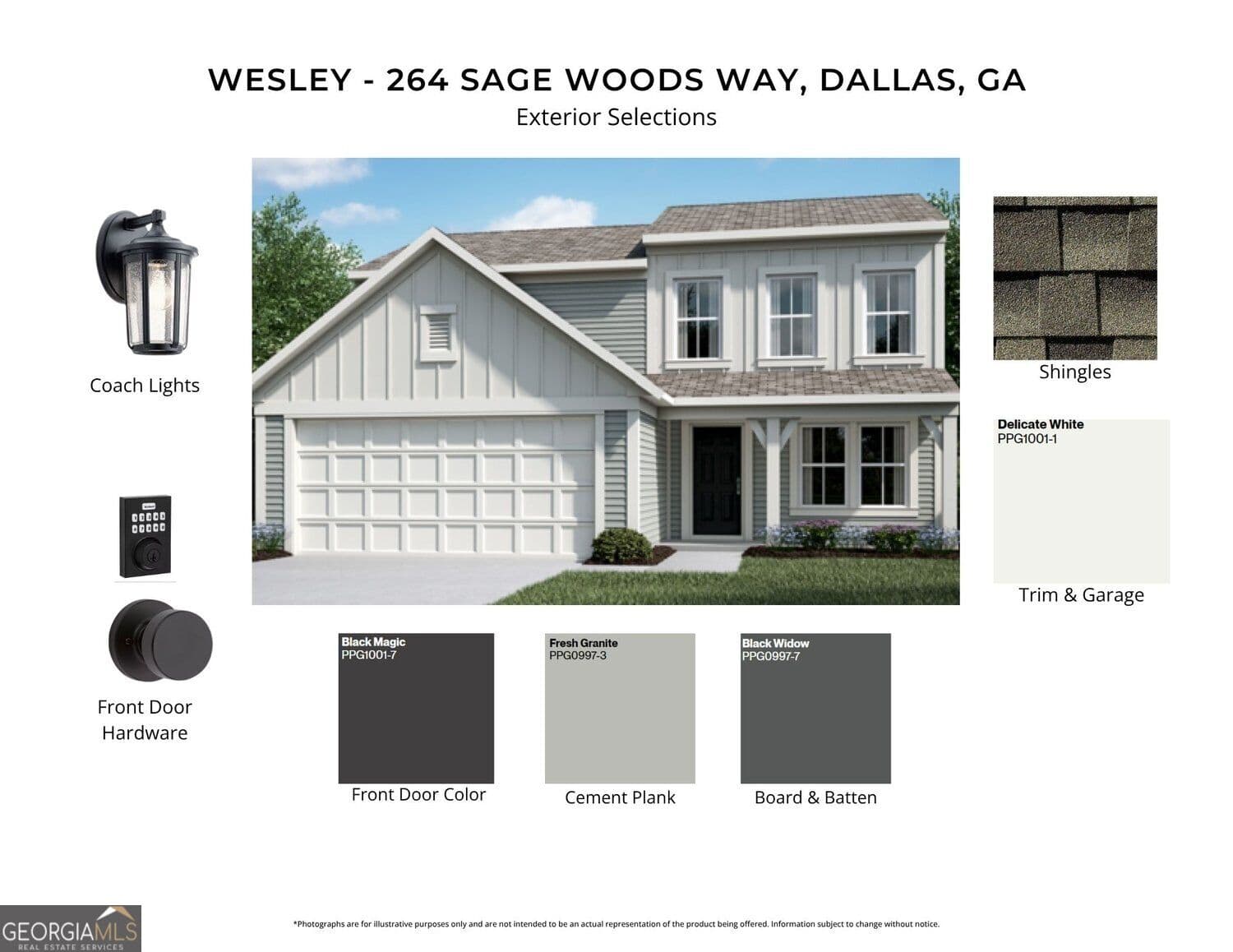 3 bedroom, 2.5 bathroom, 1,842 sq ft single family residence for sale at 264 Sage Woods Way, Dallas, GA 30132 — photo 3