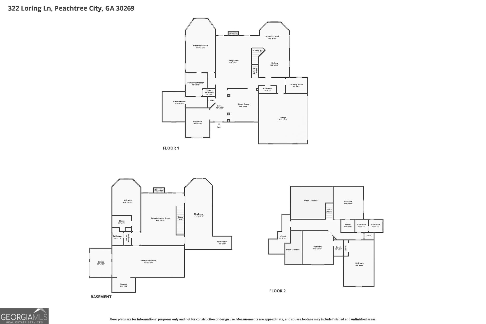 5 bedroom, 3.5 bathroom, 4,992 sq ft single family residence for sale at 322 Loring Lane, Peachtree City, GA 30269 — photo 3