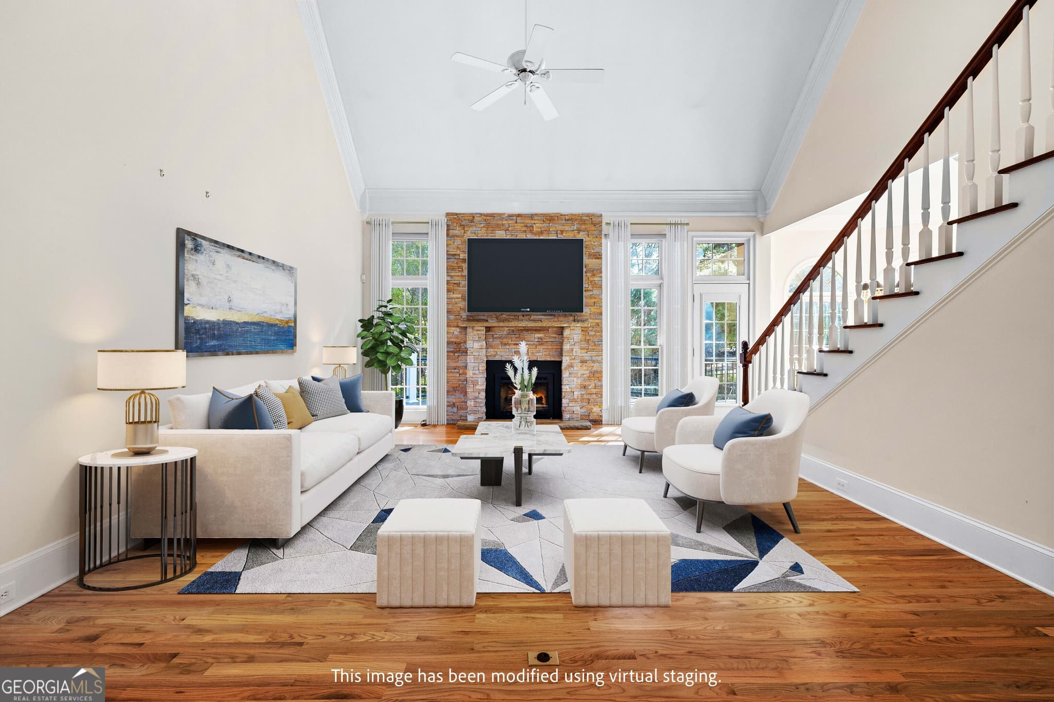 5 bedroom, 3.5 bathroom, 4,992 sq ft single family residence for sale at 322 Loring Lane, Peachtree City, GA 30269