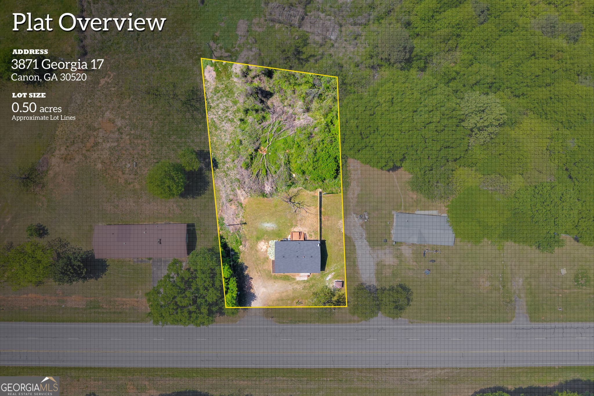 3 bedroom, 1.5 bathroom, 1,050 sq ft single family residence for sale at 3871 Highway 17, Canon, GA 30520 — photo 2