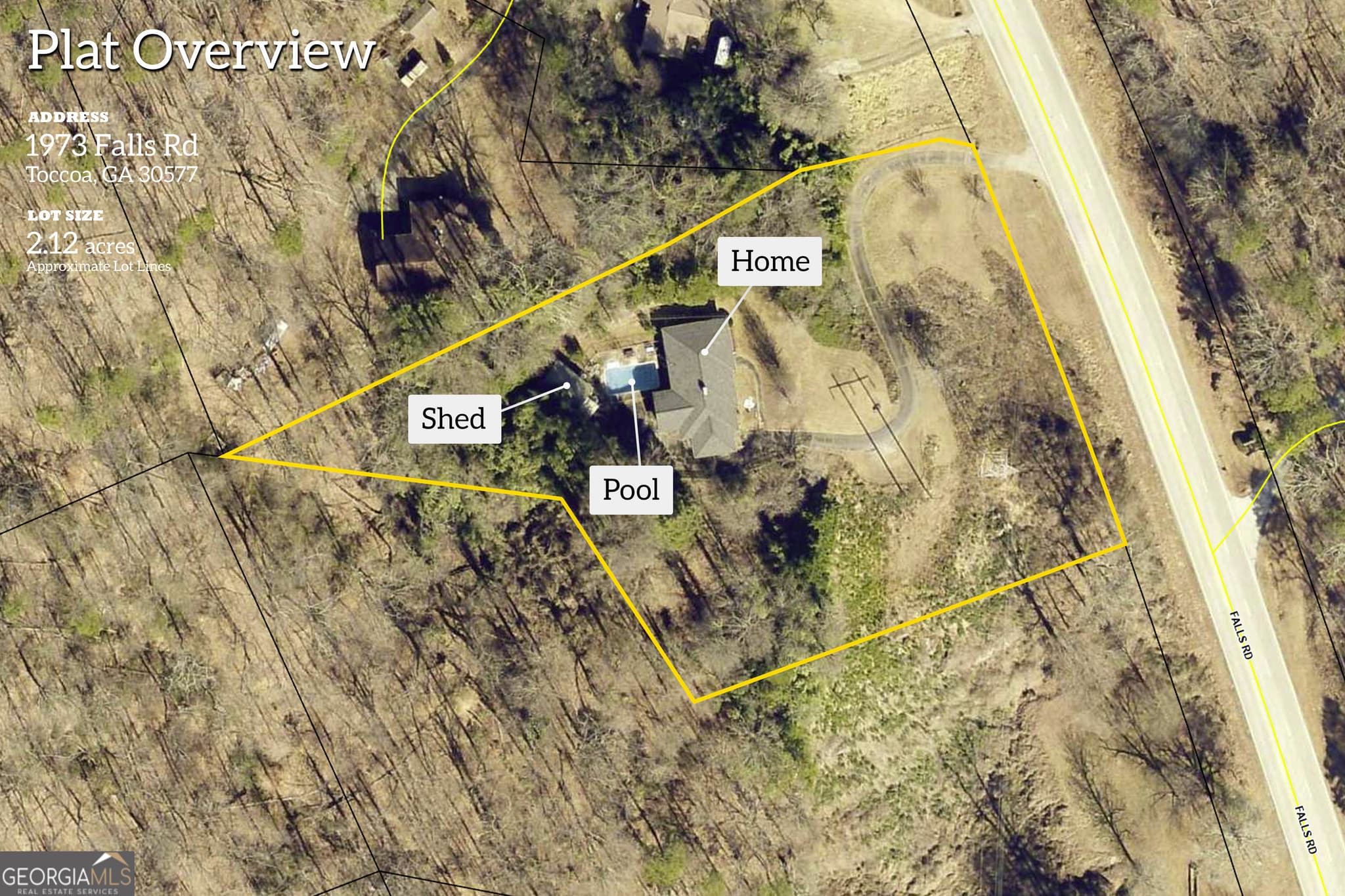 4 bedroom, 2 bathroom, 2,178 sq ft single family residence for sale at 1973 Falls Road, Toccoa, GA 30577 — photo 3