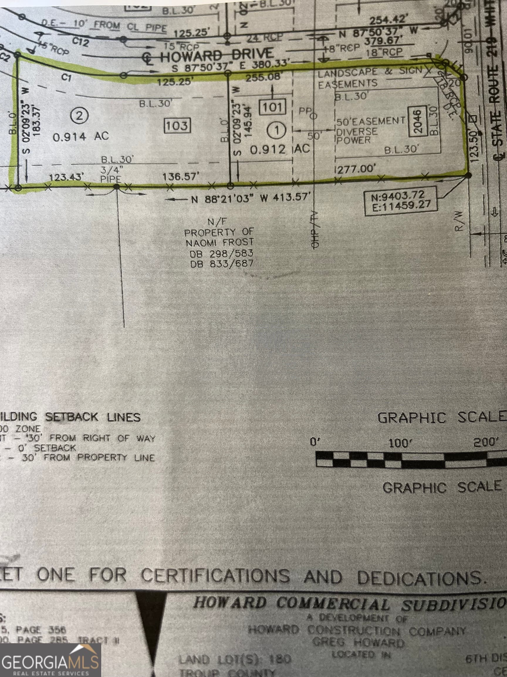 commercial for sale at 101 & 103 HOWARD Drive, Lagrange, GA 30241