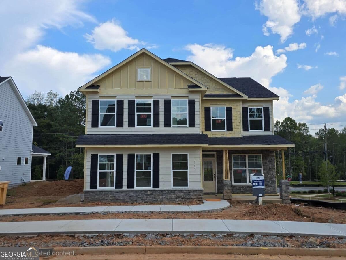4 bedroom, 2.5 bathroom, 2,600 sq ft single family residence for sale at 385 Conifer Lane, Ball Ground, GA 30107 — photo 1 of 41