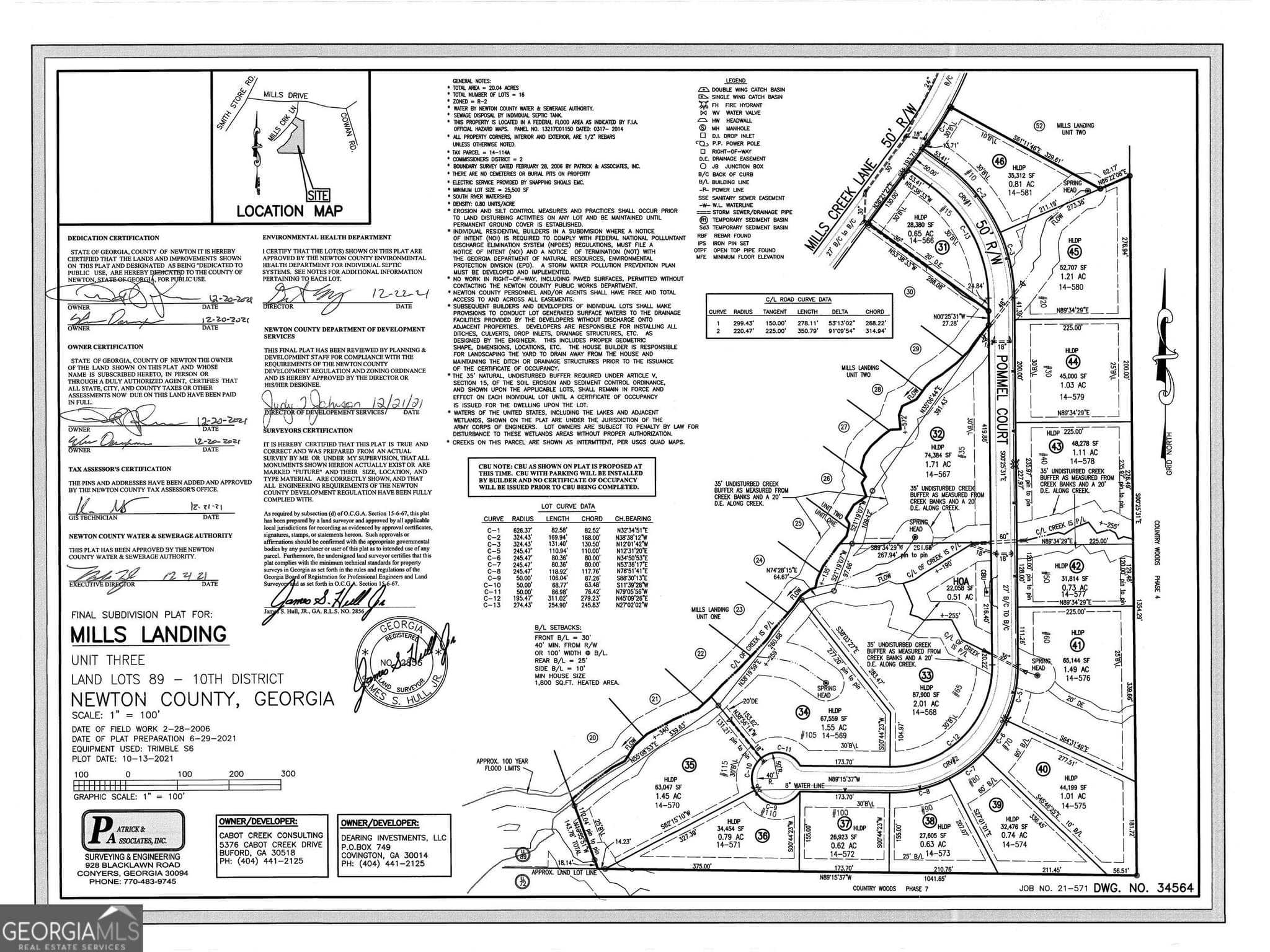 residential lot for sale at UNIT 3 Mills Creek Lane, Covington, GA 30016 — photo 2