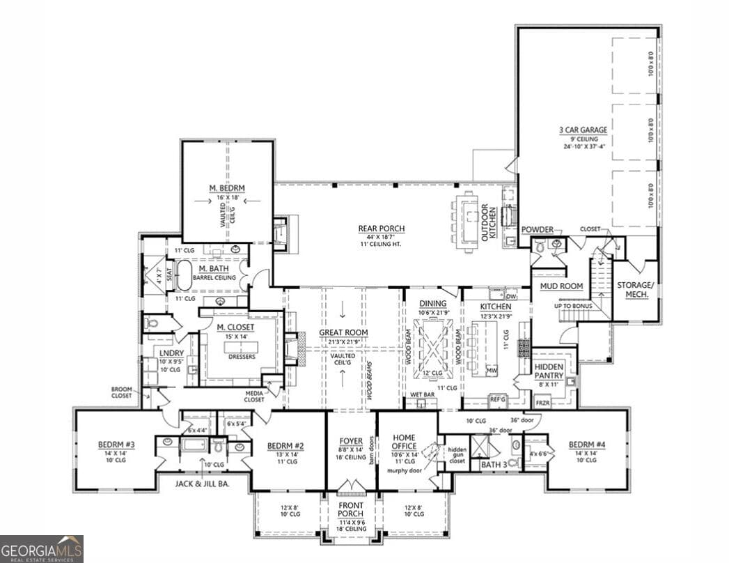 4 bedroom, 4.5 bathroom, 4,662 sq ft single family residence for sale at LOT 1 (40+/- AC Line creek Road, Senoia, GA 30276 — photo 4