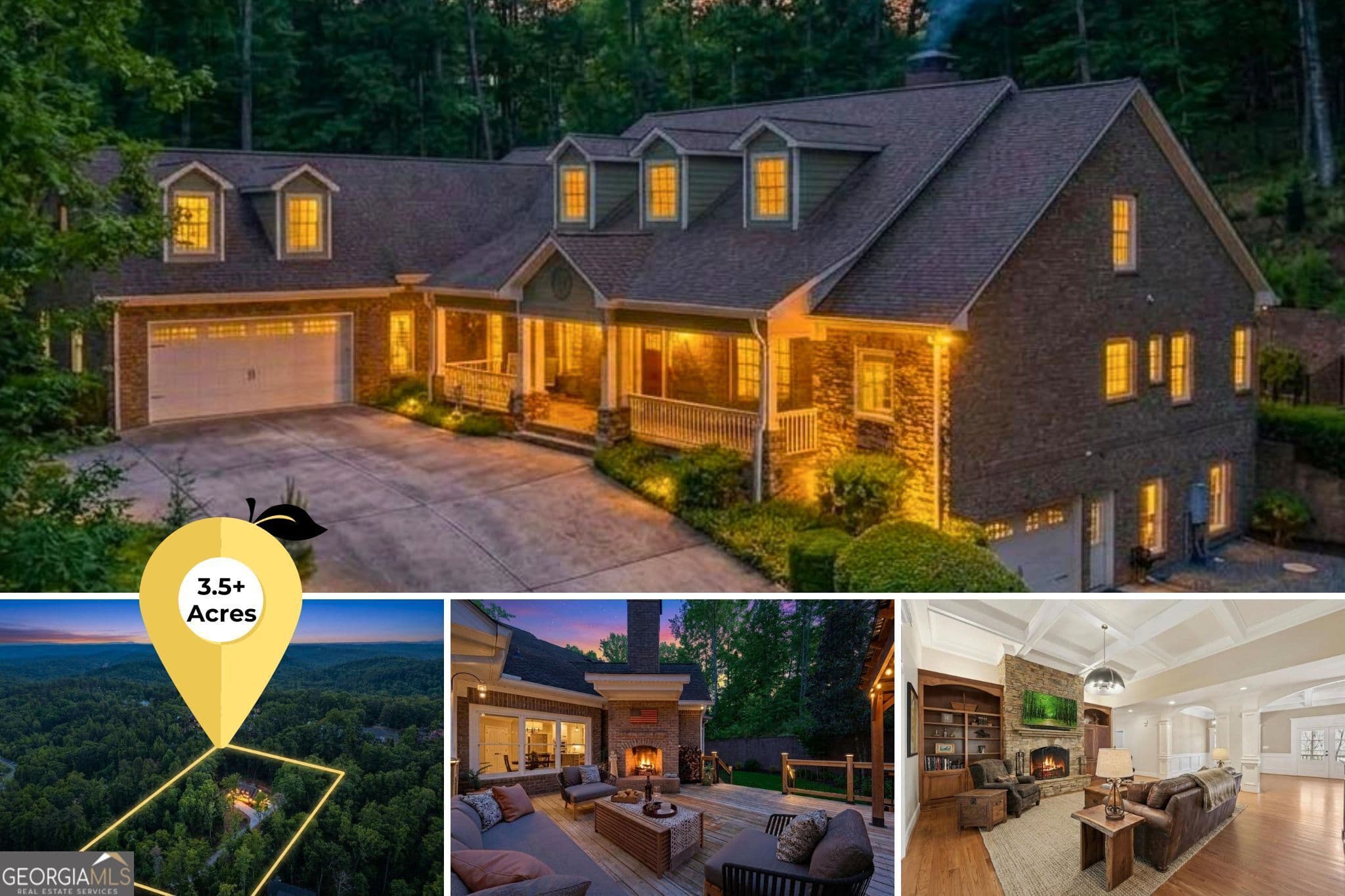 7 bedroom, 5.5 bathroom, 6,774 sq ft single family residence sold at 99 Madeline Anthony Road, Dahlonega, GA 30533