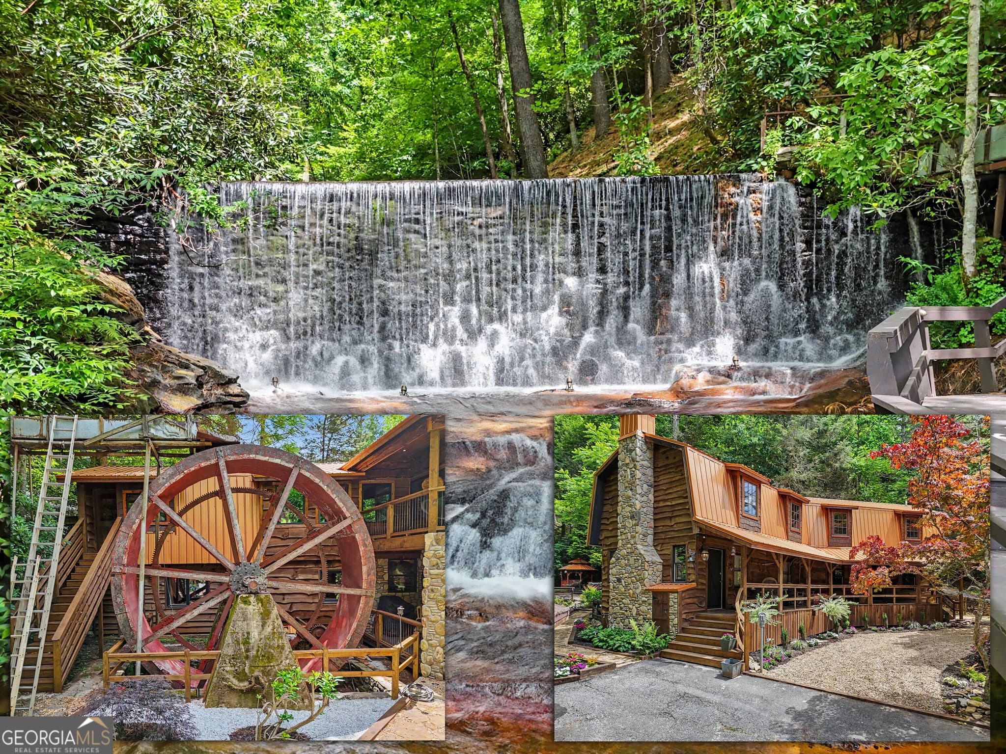 3 bedroom, 3 bathroom, 3,030 sq ft cabin,single family residence for sale at 17 Water Wheel Lane, Rabun Gap, GA 30568