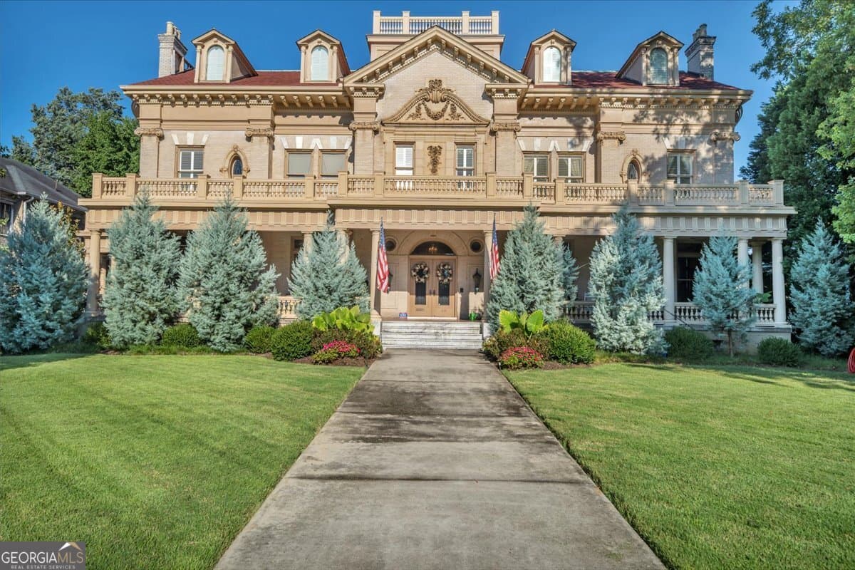 8 bedroom, 9 bathroom, 13,728 sq ft single family residence for sale at 619 College Street, Macon, GA 31201