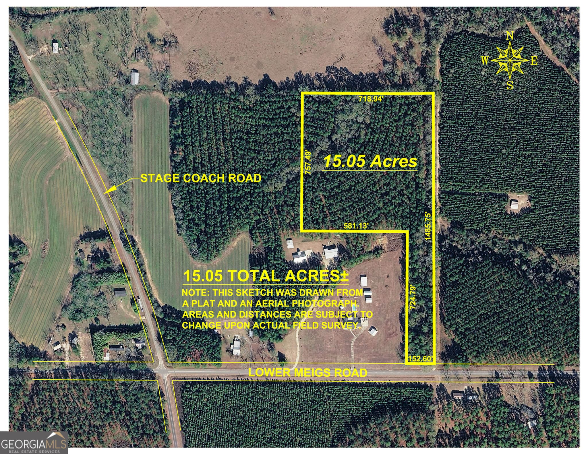 agriculture sold at 0 Lower Meigs Road, Meigs, GA 31765