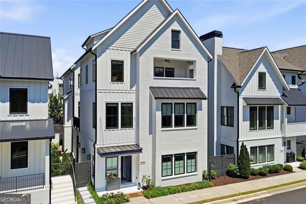 5 bedroom, 6 bathroom, 5,066 sq ft single family residence sold at 6725 Halcyon Way, Alpharetta, GA 30005
