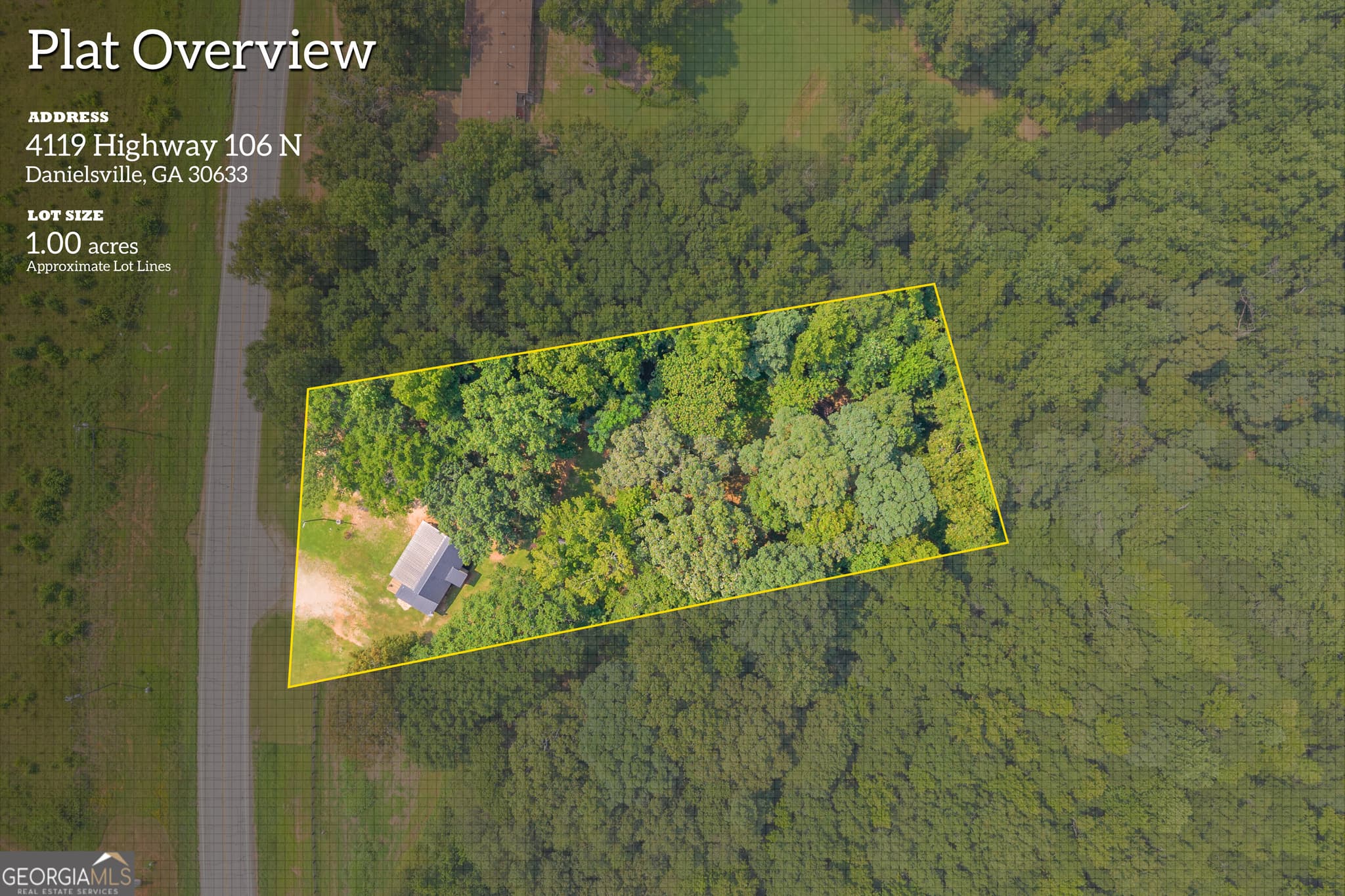 2 bedroom, 1 bathroom, 728 sq ft single family residence for sale at 4119 Highway 106, Danielsville, GA 30633
