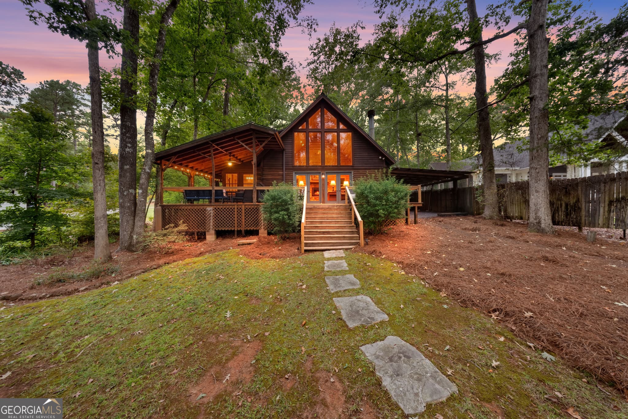 3 bedroom, 2 bathroom, 1,290 sq ft cabin,single family residence for sale at 354 Possum Point Drive, Eatonton, GA 31024 — photo 2