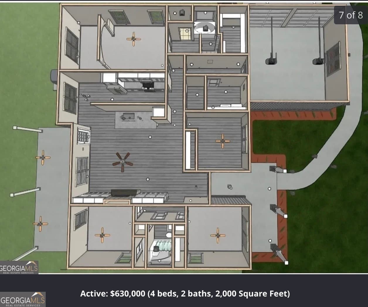 4 bedroom, 2 bathroom, 2,000 sq ft single family residence for sale at 149 Waters Edge Drive, Eatonton, GA 31024 — photo 2