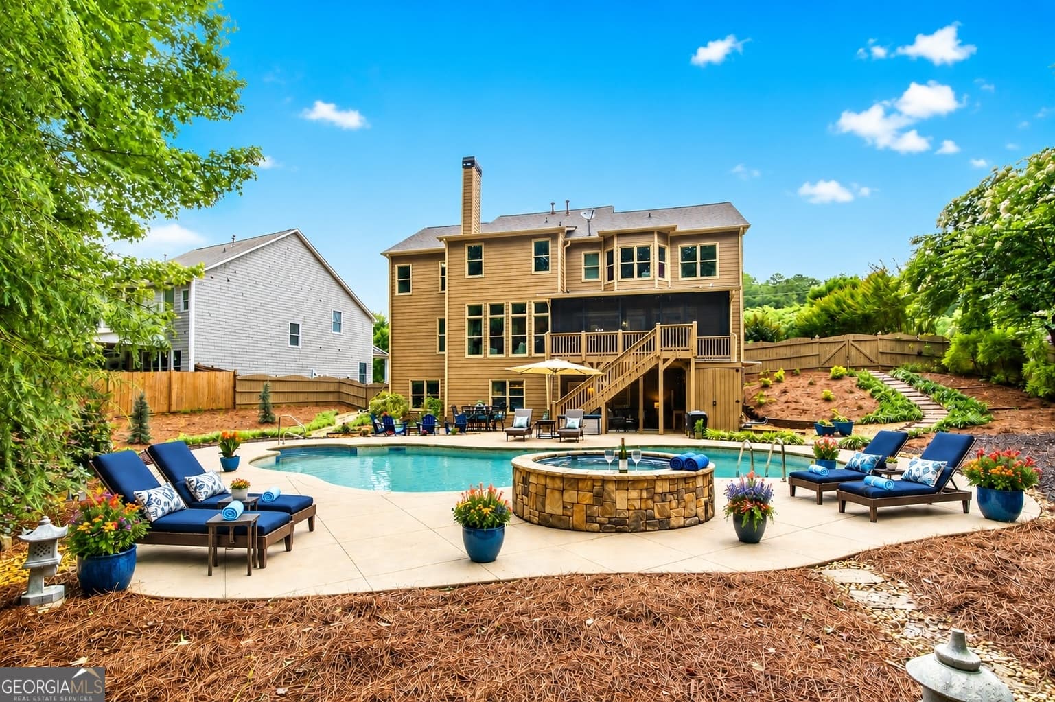 6 bedroom, 5 bathroom, 5,588 sq ft single family residence sold at 417 Battlefield Creek Drive, Marietta, GA 30064