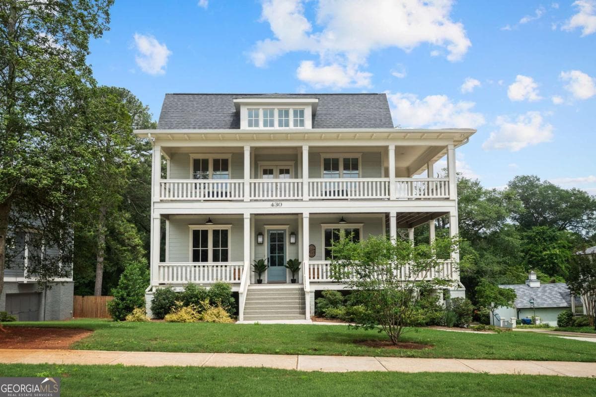 5 bedroom, 4.5 bathroom, 4,324 sq ft single family residence sold at 430 Allendale Drive, Atlanta, GA 30317
