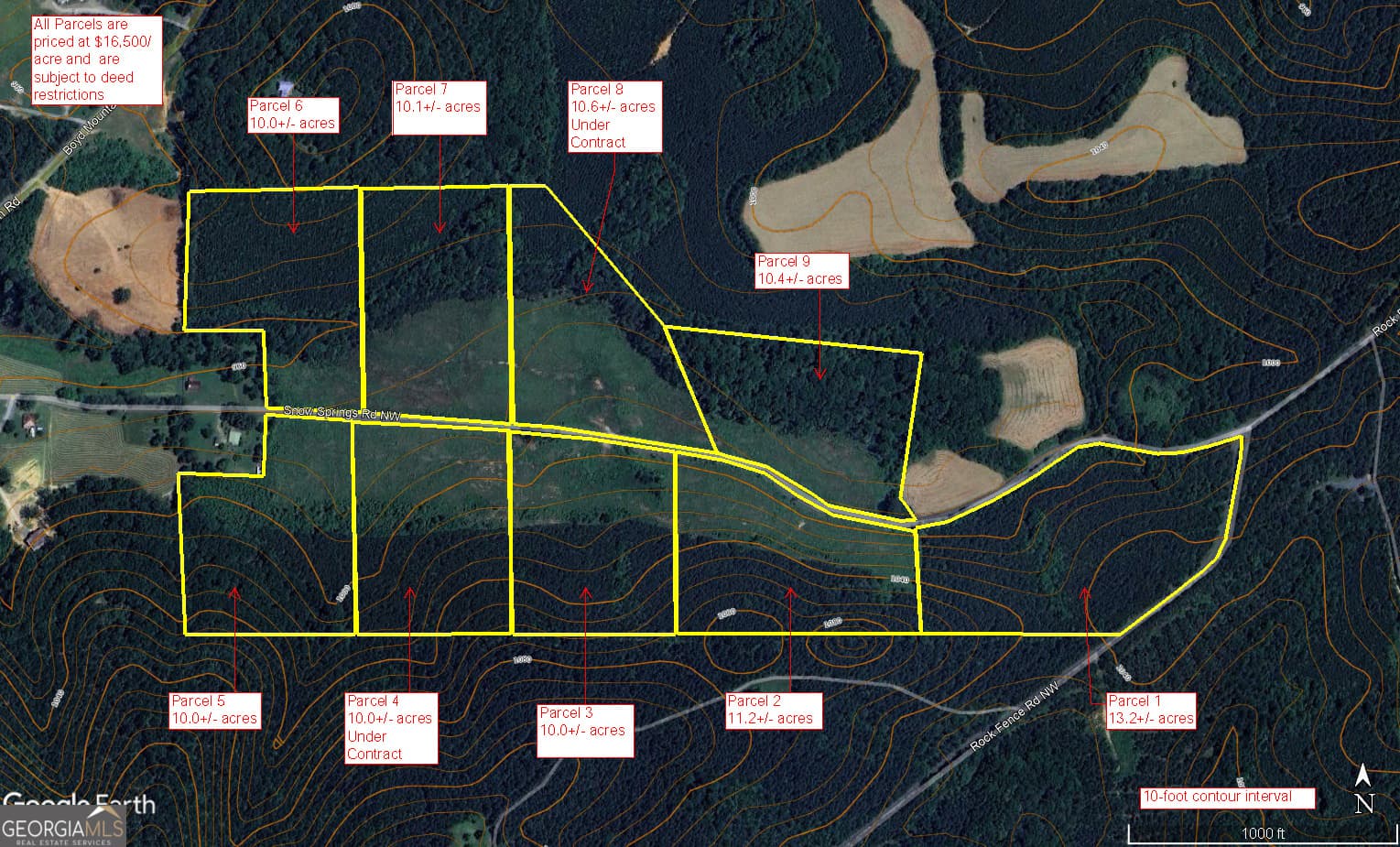 estate lot for sale at 0 Snow Springs Road 9525-9, Adairsville, GA 30103 — photo 2