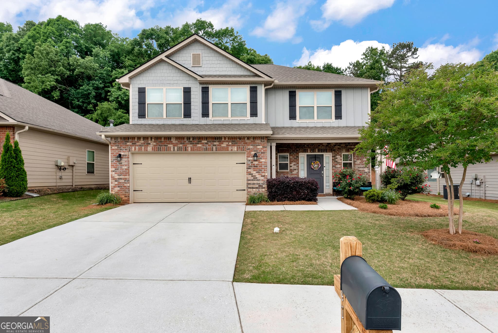 4 bedroom, 2.5 bathroom, 2,058 sq ft single family residence for sale at 447 Brooks Village Drive 74, Pendergrass, GA 30567