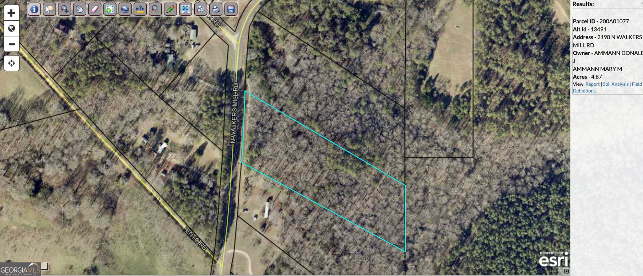 residential lot for sale at 2198 N Walkers Mill Road, Griffin, GA 30223 — photo 1 of 3