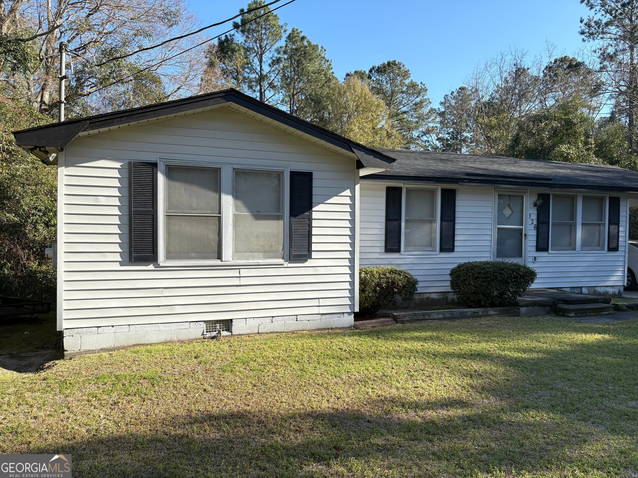 3 bedroom, 2 bathroom single family residence sold at 126 Lee Street, Sylvania, GA 30467