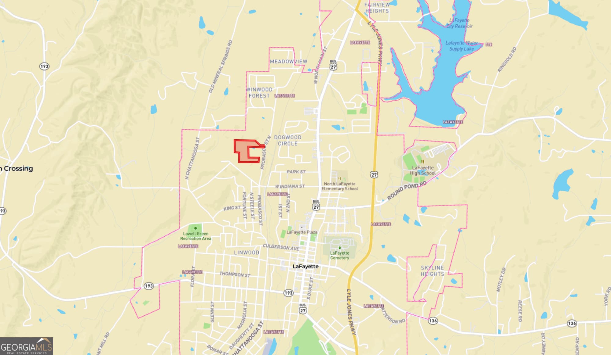 unimproved land for sale at 809 1/2 Probasco Street LOT 1 & 2: 31.93 AC, Lafayette, GA 30728 — photo 7
