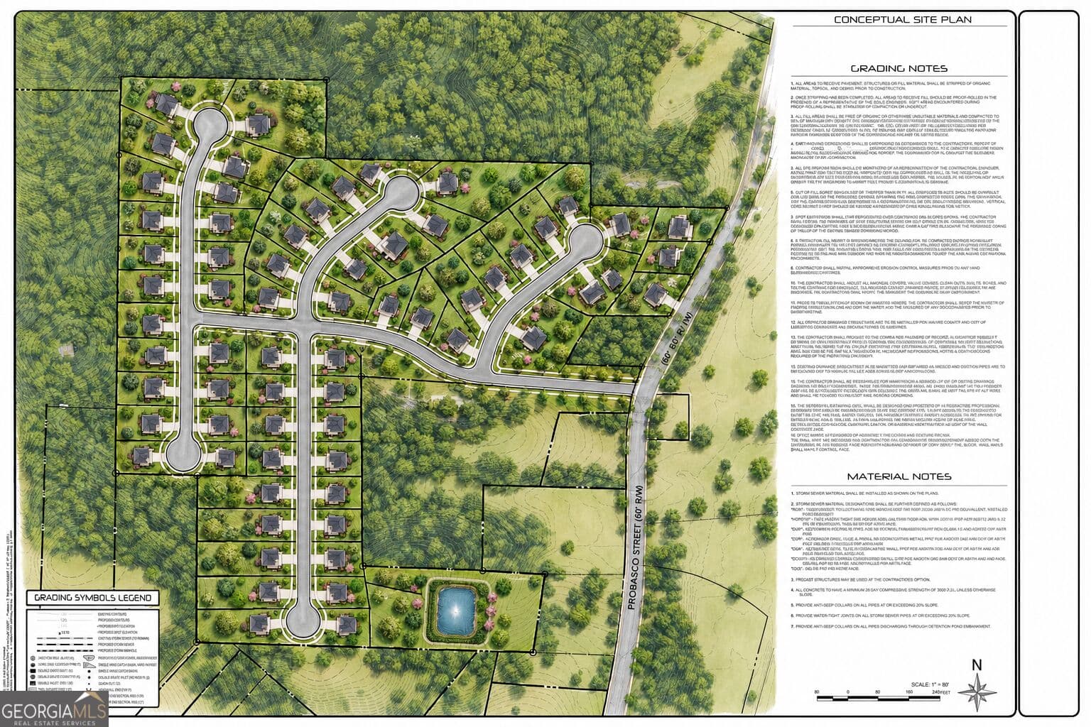 unimproved land for sale at 809 1/2 Probasco Street LOT 1 & 2: 31.93 AC, Lafayette, GA 30728