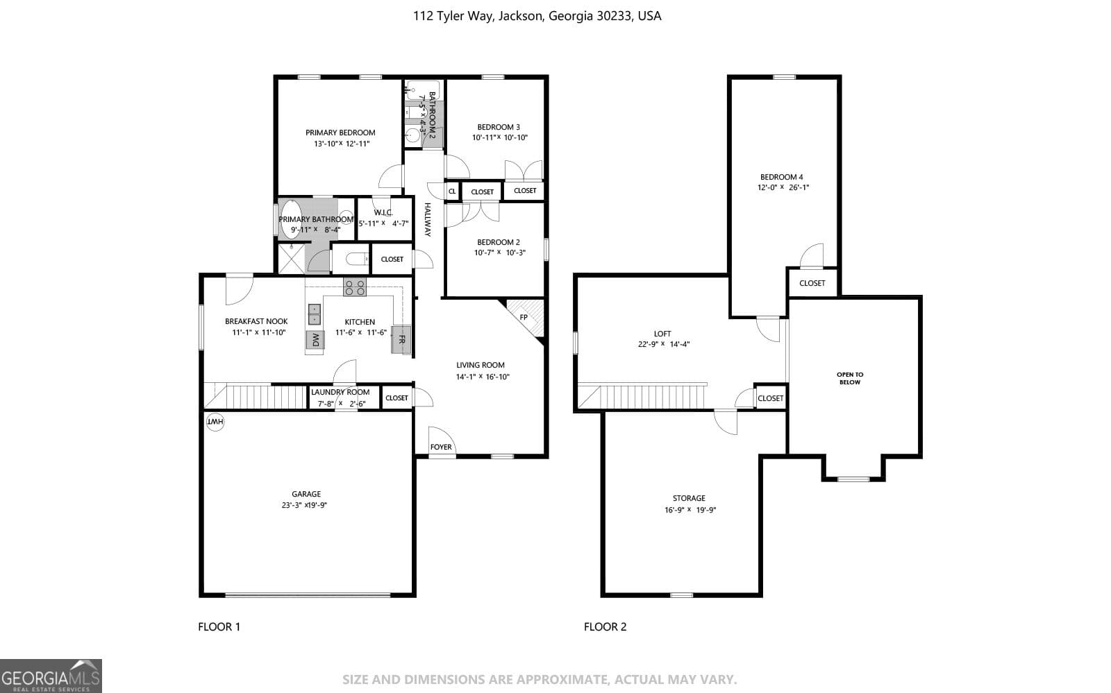 4 bedroom, 2 bathroom, 4,350 sq ft single family residence for rent at 112 Tyler Way, Jackson, GA 30233 for $2,075 a month — photo 2