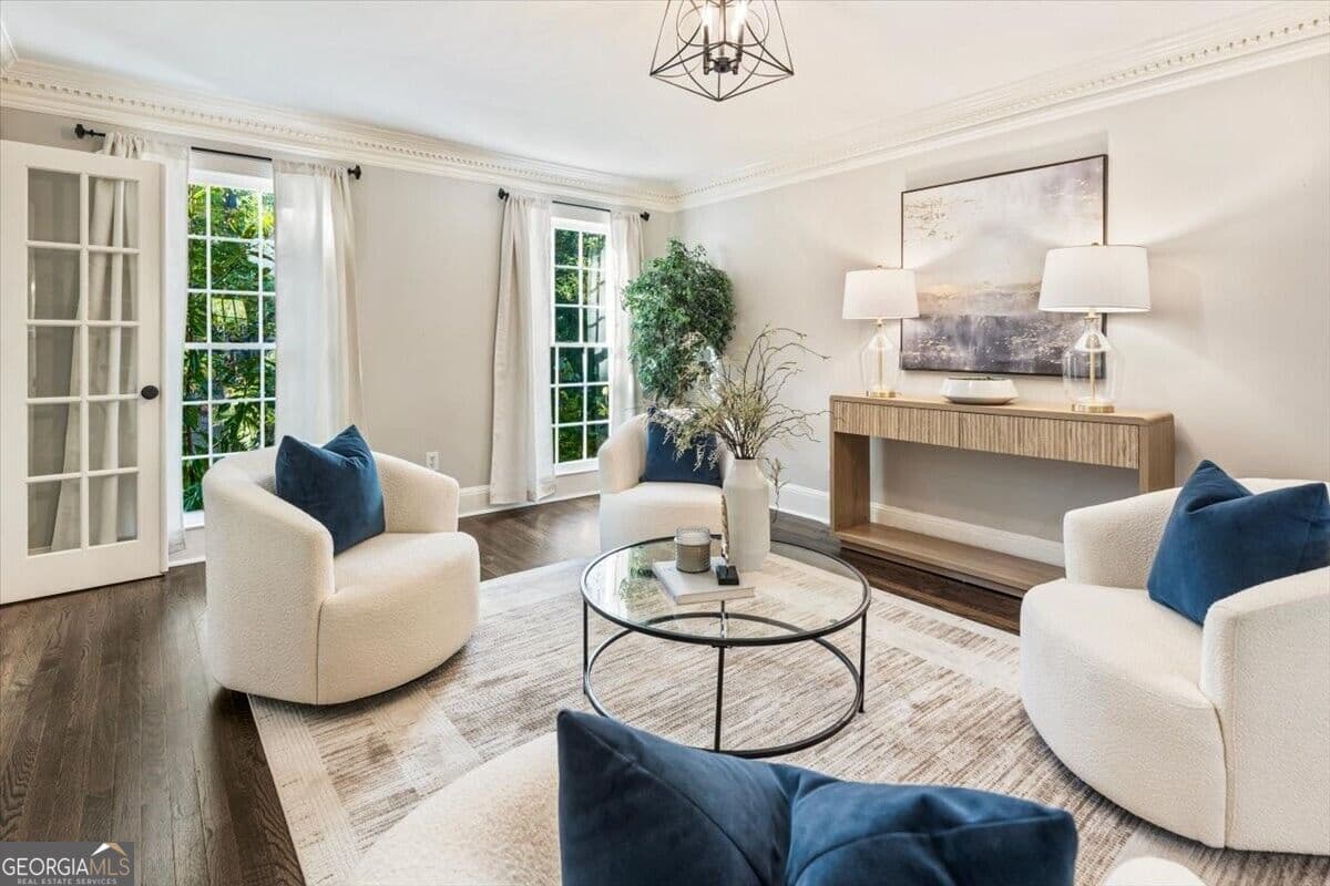 6 bedroom, 4.5 bathroom, 5,587 sq ft single family residence for sale at 235 Landfall Road, Sandy Springs, GA 30328 — photo 8